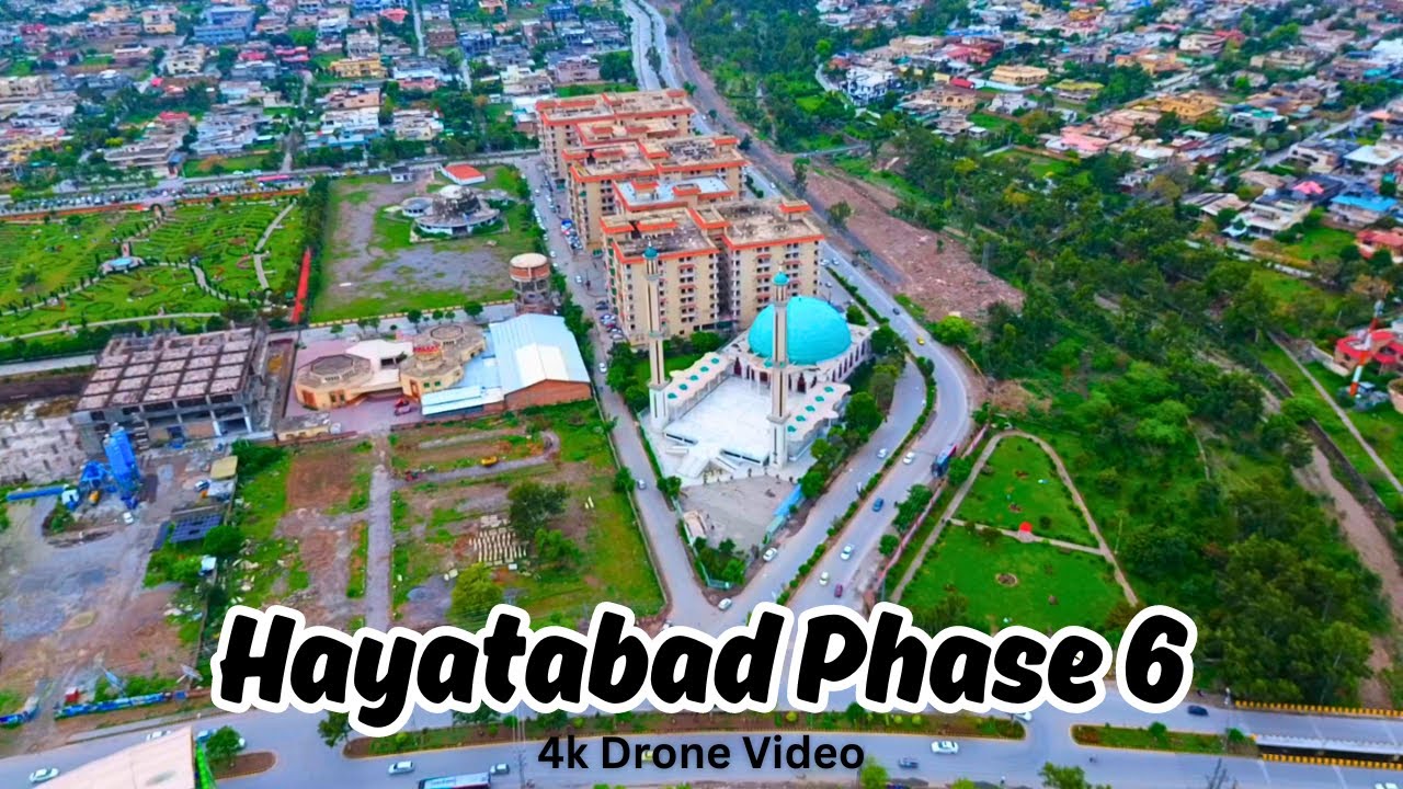 Phase 6 Hayatabad Aerial View Day Time - 4k Drone Video | Umar Subhanullah Khan |
