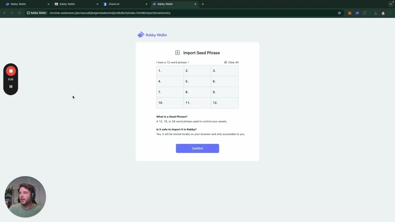 De Cero a Héroe en Criptomonedas - 03 - Instalar y Configurar Rabby