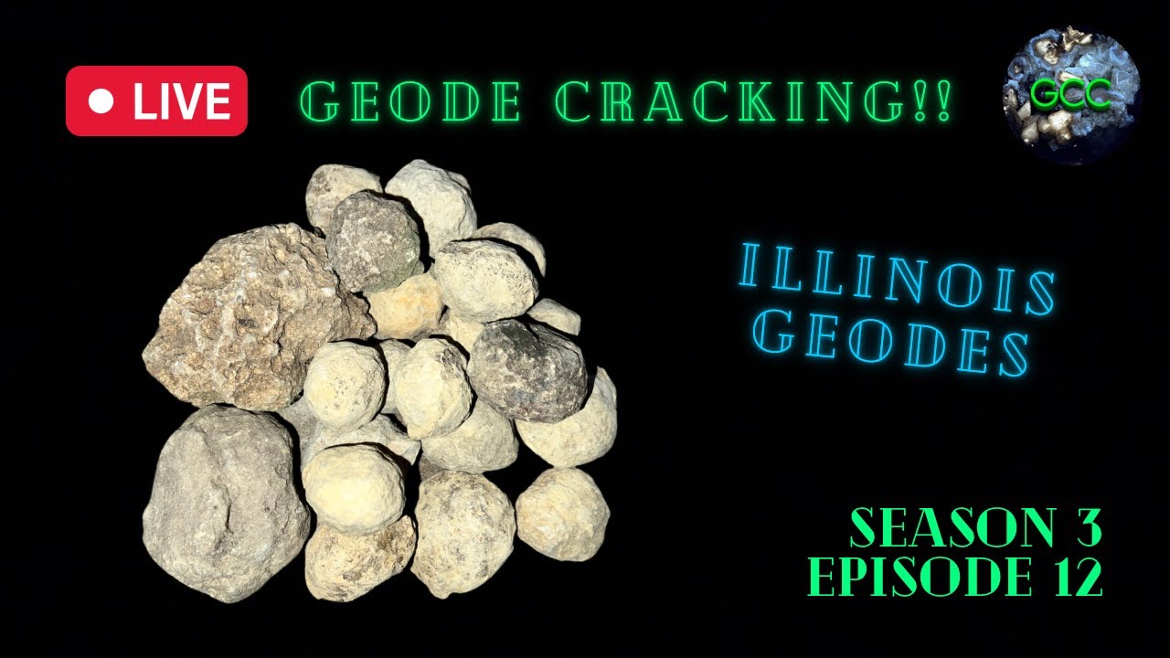 LIVE GEODE CRACKING! | Season 3 Episode 12 &lsquo;Illinois Geodes!&rsquo;