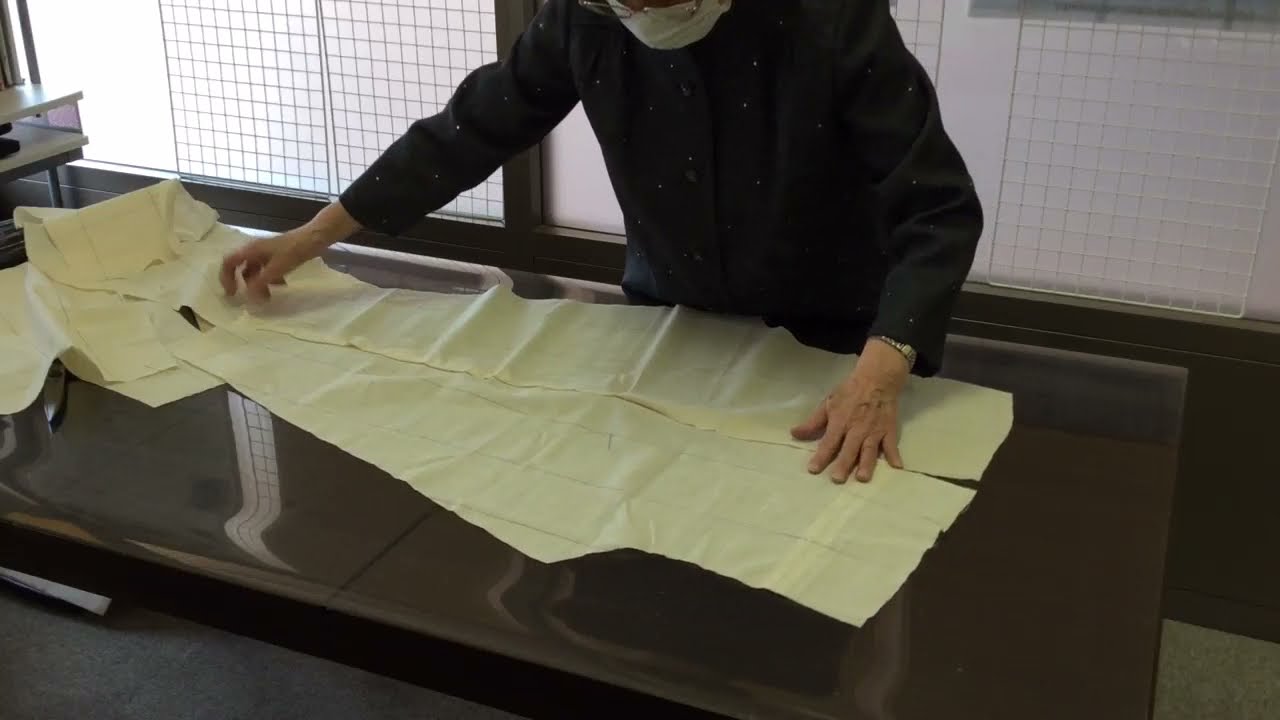 ズボンの製図⑤（シーチング仮縫い）