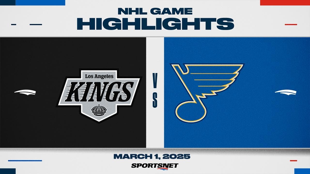 NHL Highlights | Kings vs. Blues - March 1st, 2025