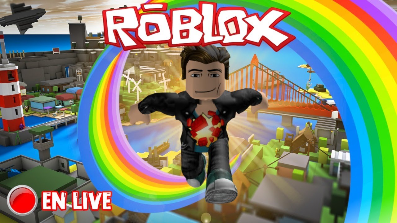 JASPER EN LIVE SUR ROBLOX !! VENEZ JOUER AVEC NOUS !!