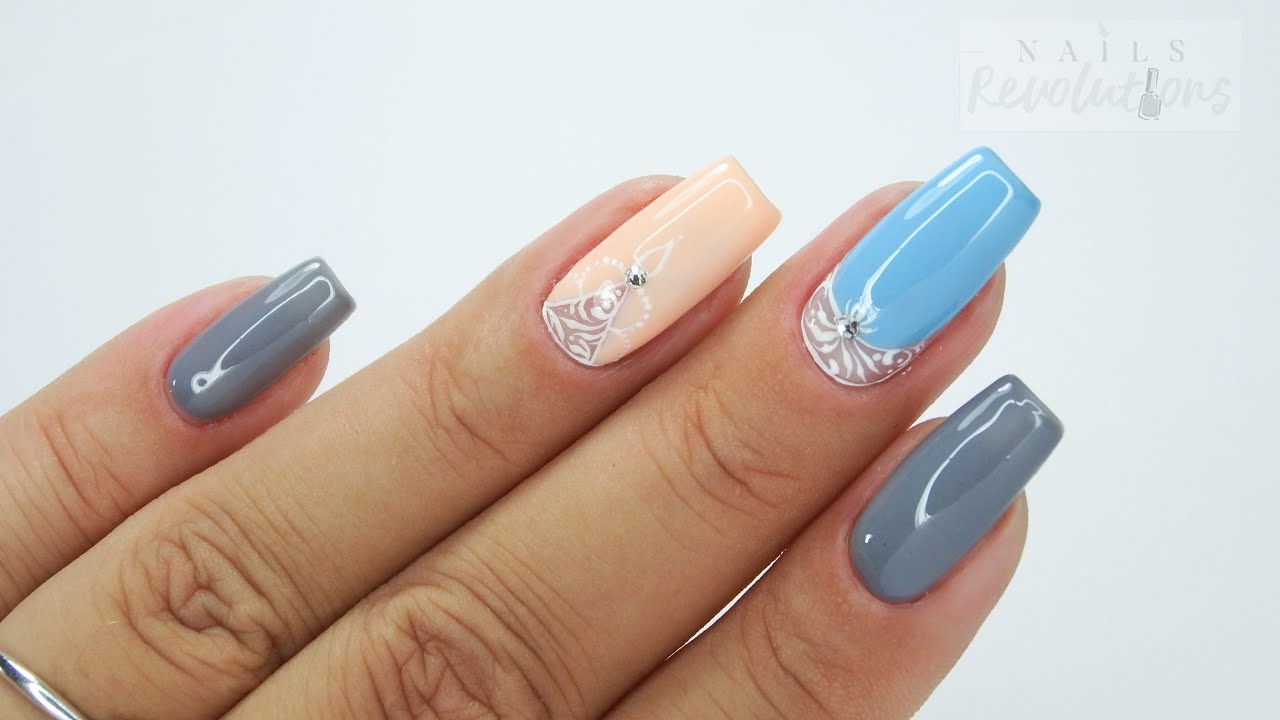 Sweet pastel ornament nails art Tutorial / Sunflower Professional
#ornamentsnails