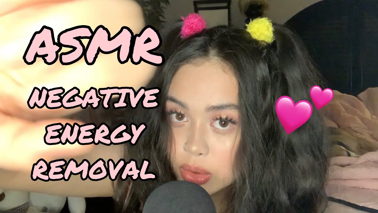 ASMR removing your negative energy, personal attention 💗