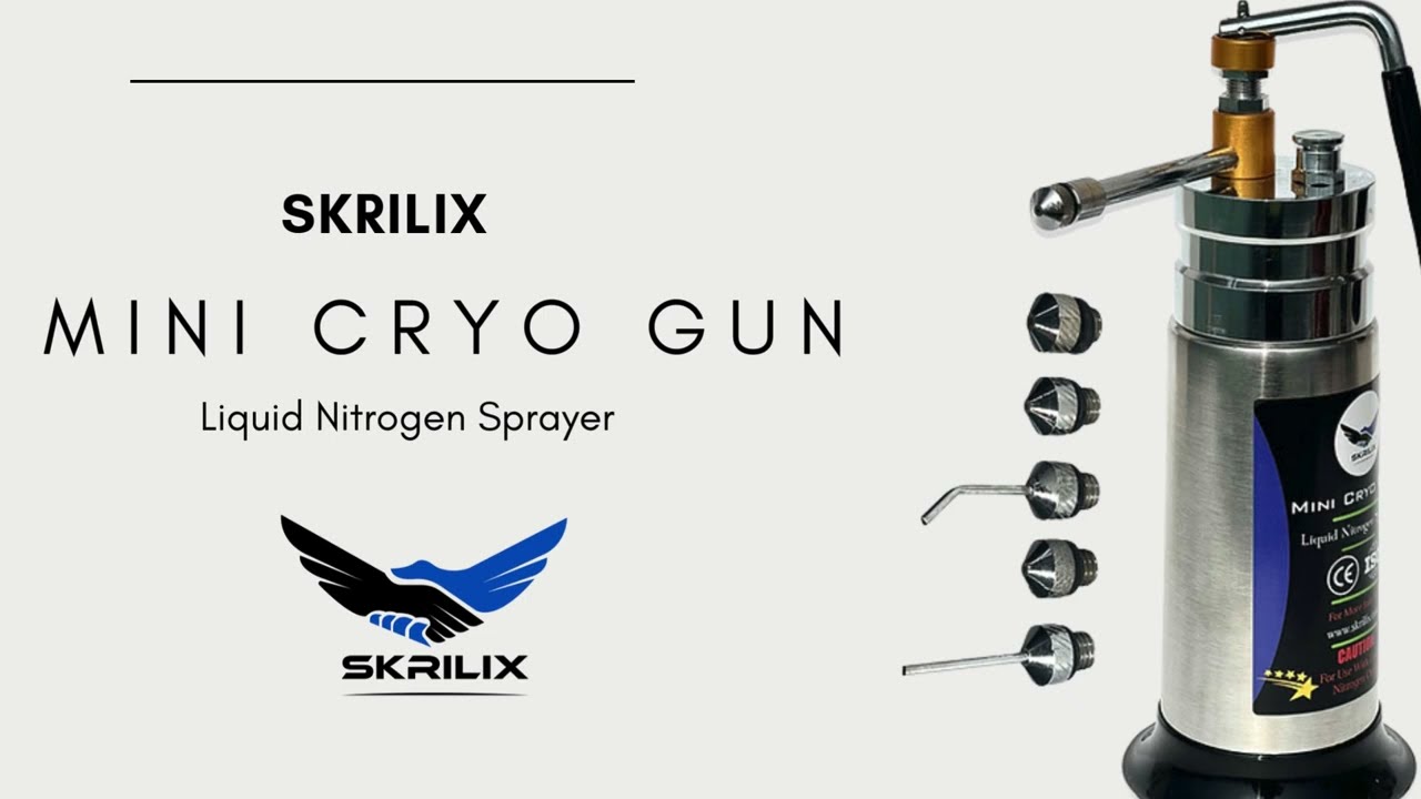 SKRILIX Mini Cryo Gun Liquid Nitrogen Sprayer For Dermatology