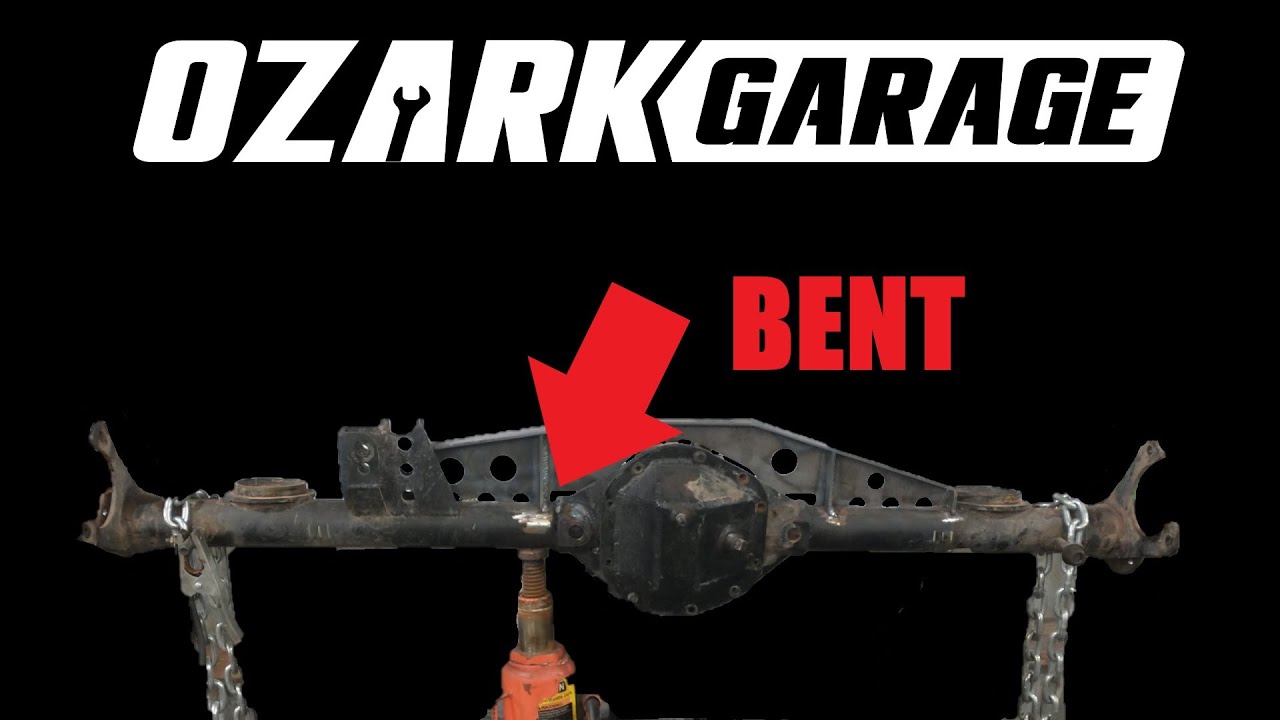 Fixing a bent axle housing...the wrong way?