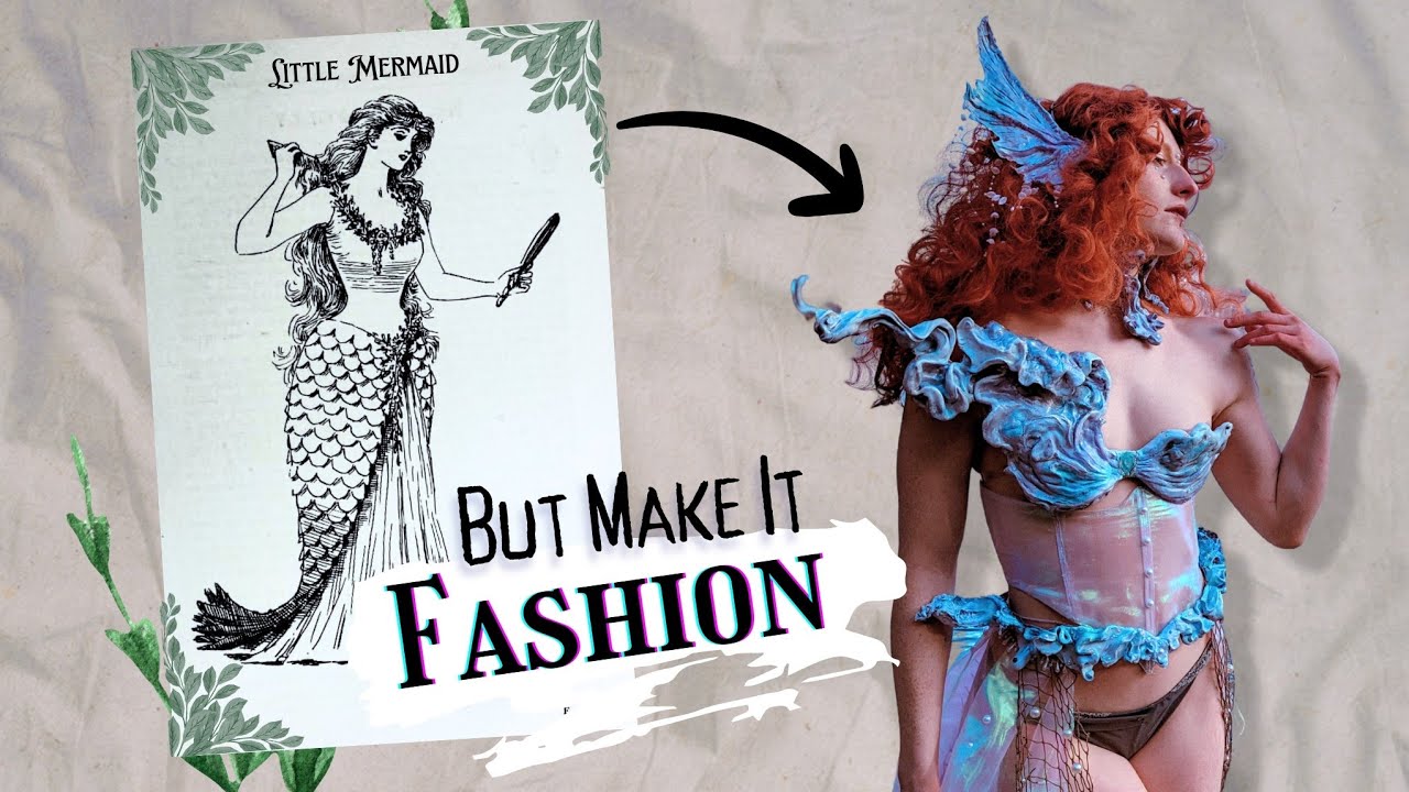 The Little Mermaid ( but I make it HIGH FASHION ) 3-Day Sew Along
