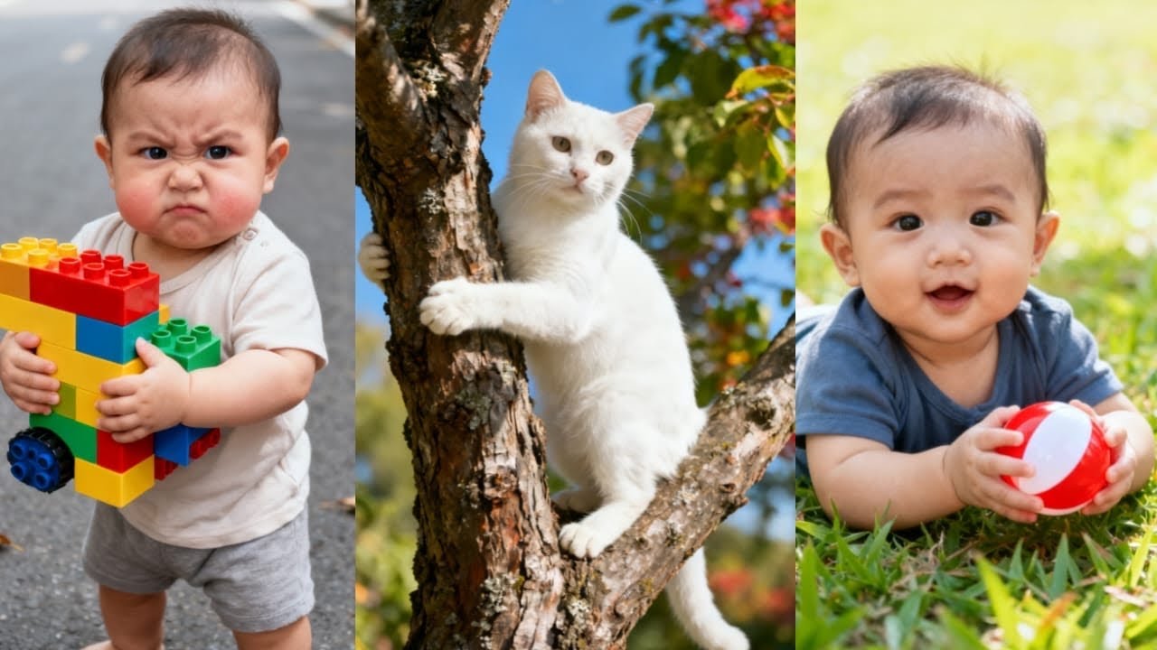 KUMPULAN VIDEO SHORTS BAYI LUCU, ADEK NANGIS BOLA NYA DI AMBIL, KUCING NYANGKUT DI POHON 🤣#shorts