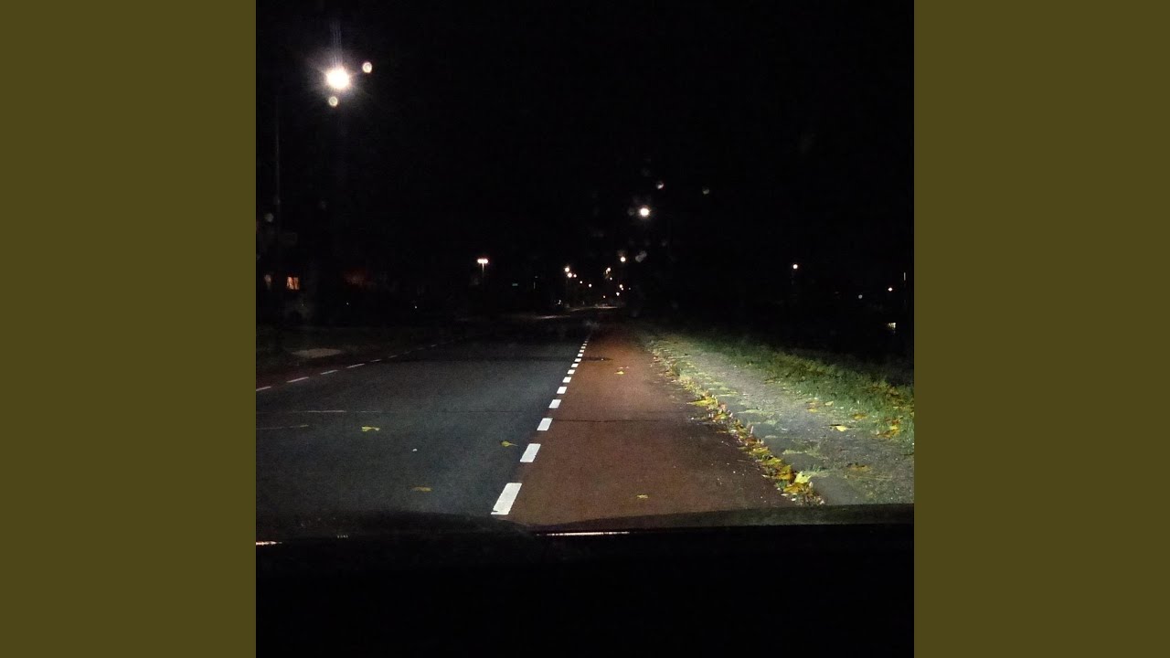 In de auto