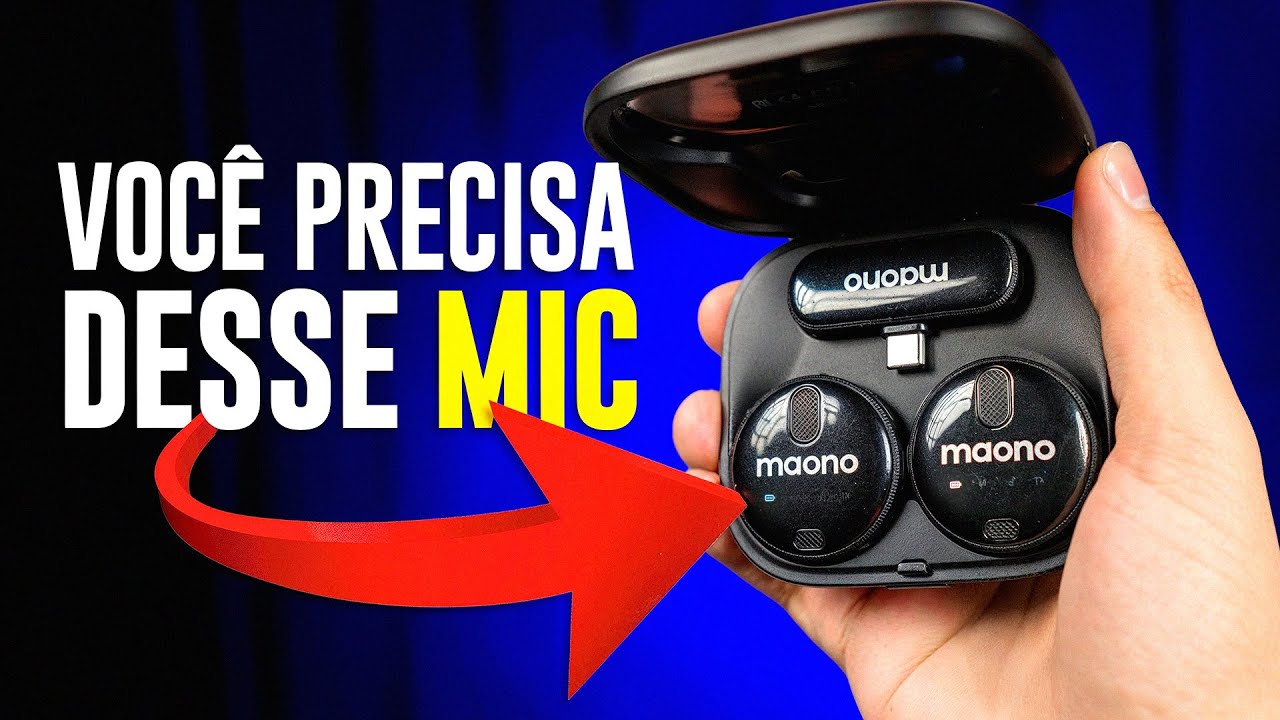 TODO MUNDO ESTÁ USANDO! O Melhor Microfone Sem Fio de LAPELA para CELULAR PROFISSIONAL | MAONO WM620