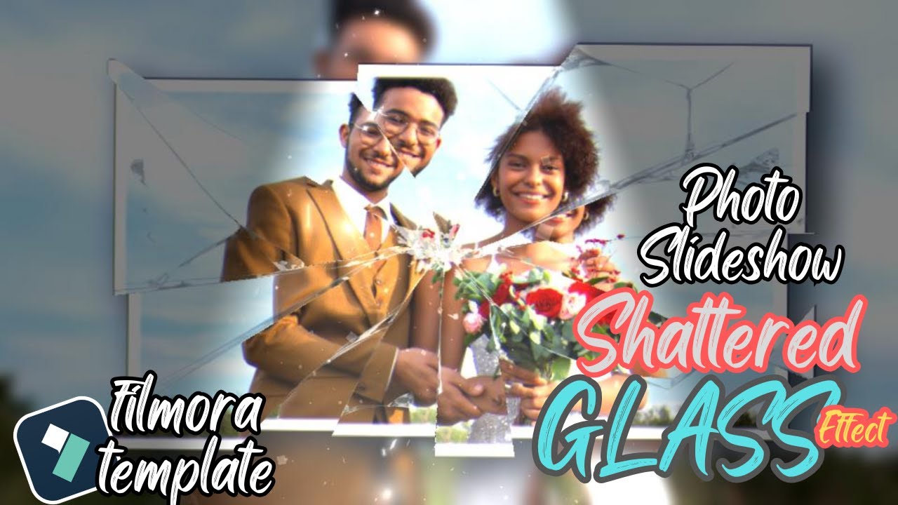 Filmora Template – Shattered Glass Effect in Filmora 14