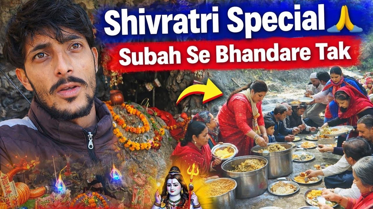 Shivratri Special 🙏 | Subah Se Bhandare Tak | Pahadi Vlog har har mahadev 🕉