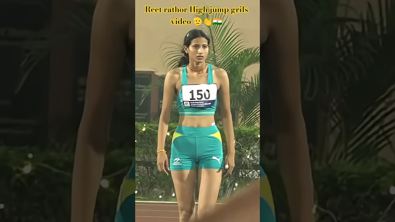 4th  🇮🇳 Asian games women's final high jump gold 🏅 madal reet Rathore from India #video