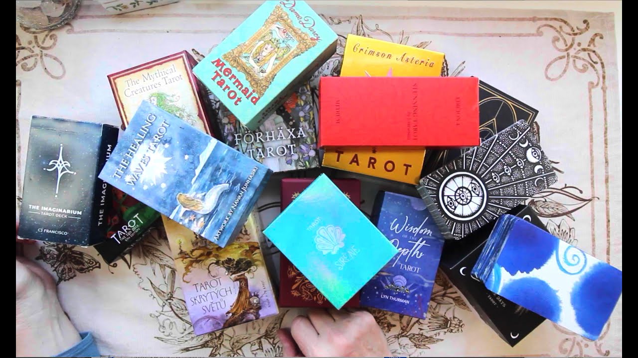 Mermaids -- All my mermaid cards (Almost) from all my tarot decks #deckcollection  #mermaidcards