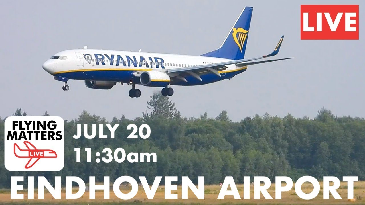 LIVE PlaneSpotting 🔴 #EINDHOVEN AIRPORT Departures/ Arrivals live atc