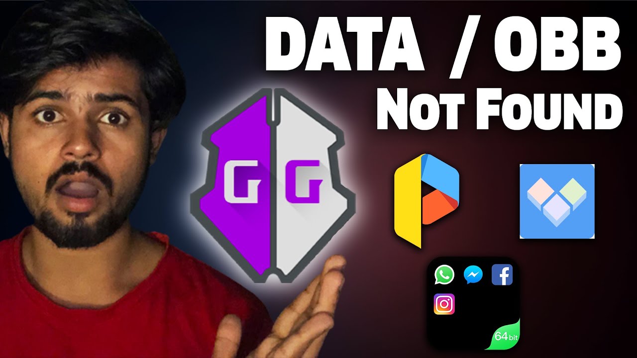 How to use Data and Obb In virtual Space and Game Guardian 2024