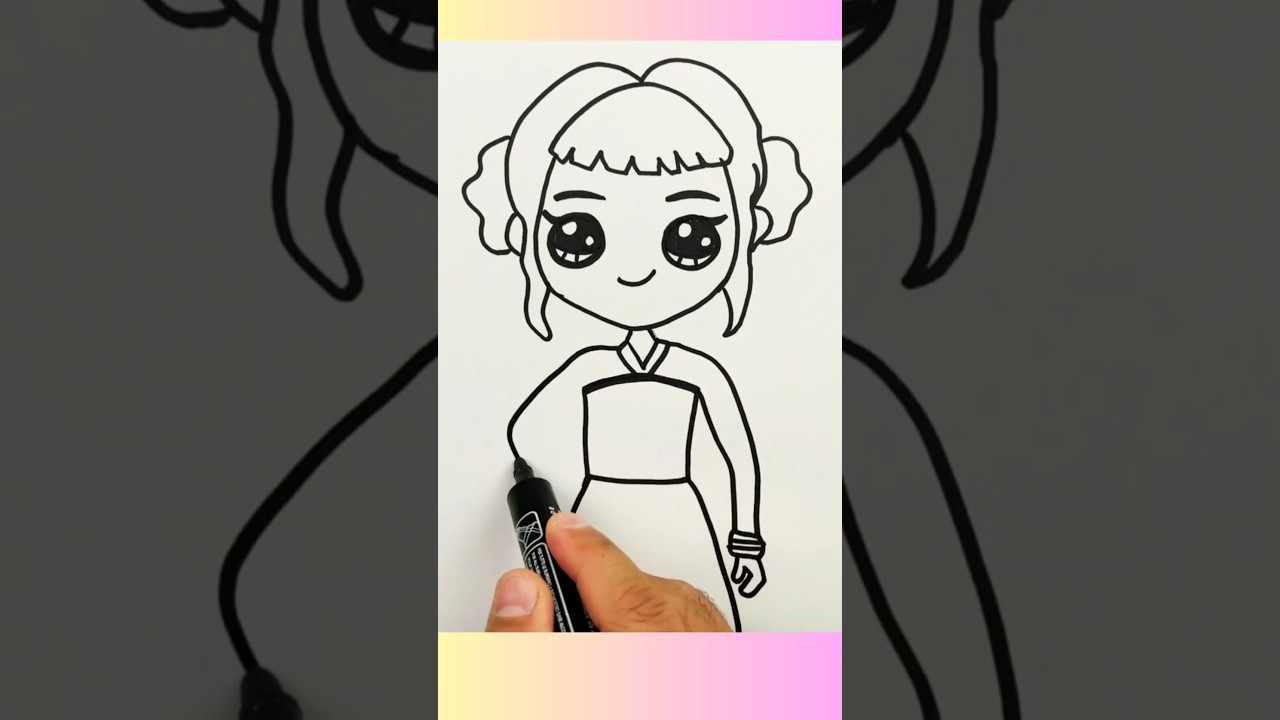 Kpop Demon Hunters Zoey #kpop #seventeen #korean #kpopsongs #shortvideo #howtodraw #zoey #art