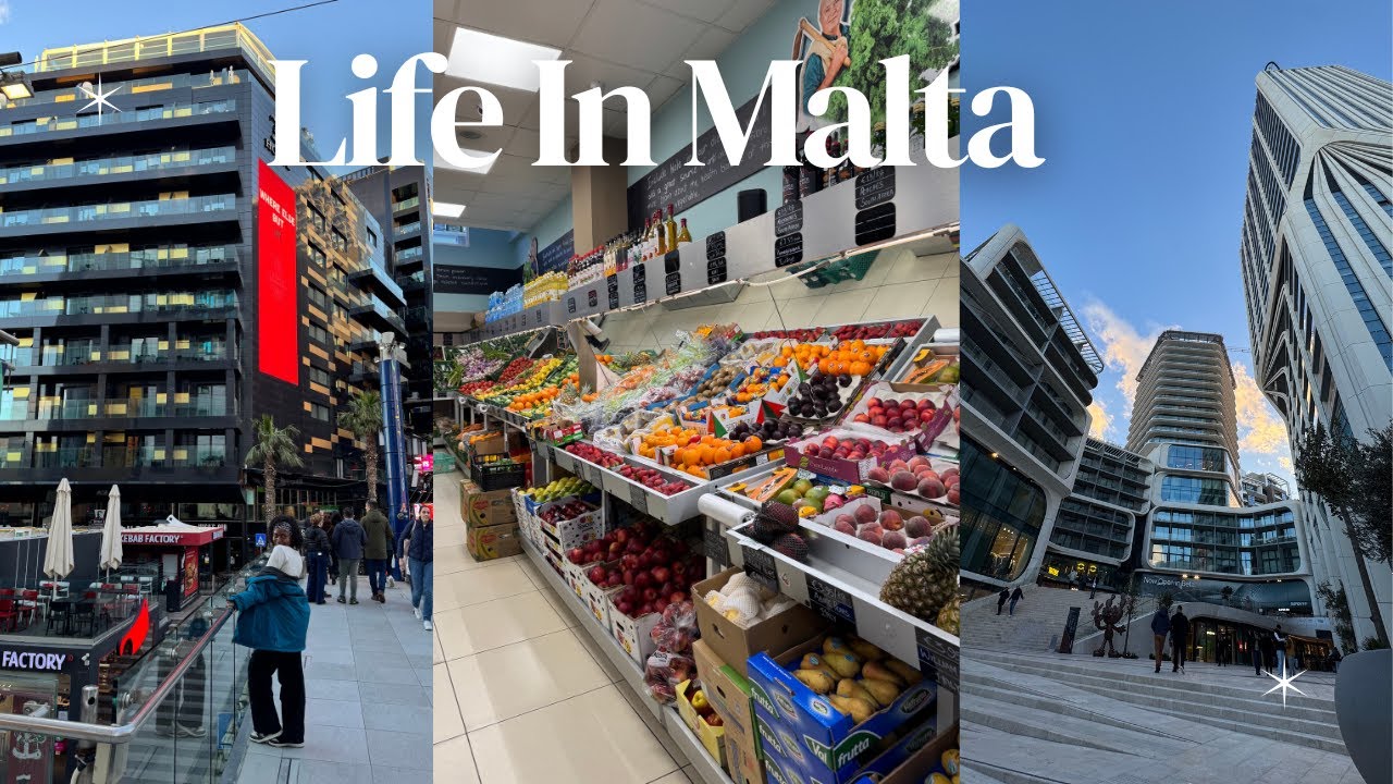 Days in my life in Malta I A hectic week of work | Grocery ,delicious eats | Fun in St. Julian's
