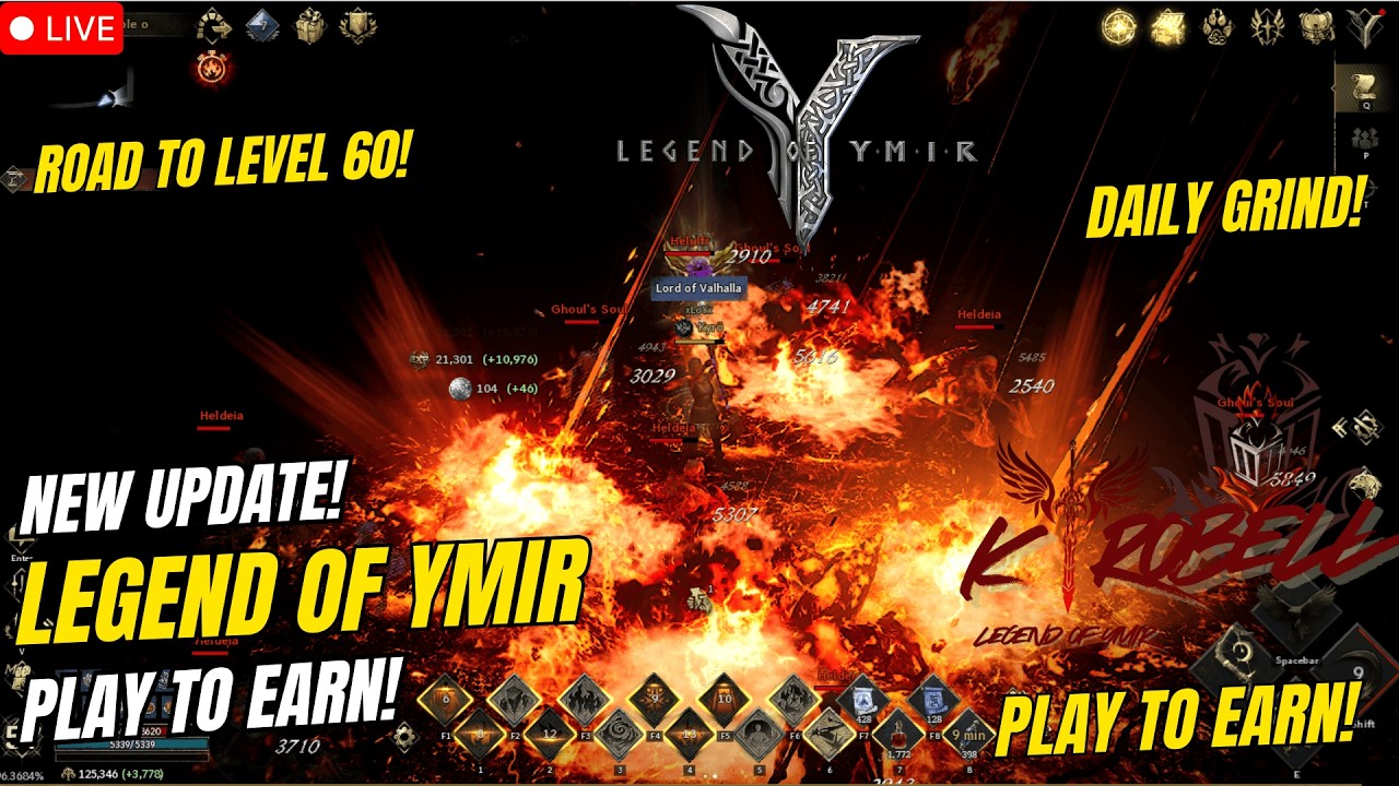 Legend Of Ymir | New Update? Road to Level 60! Daily Grind! ( Tagalog )