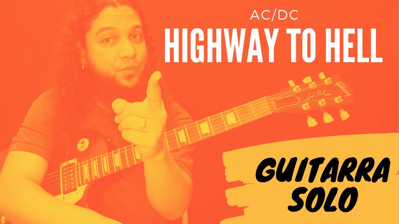 GUITARRA SOLO #10 - HIGHWAY TO HELL (AC/DC) #auladeguitarra #cursodeguitarra