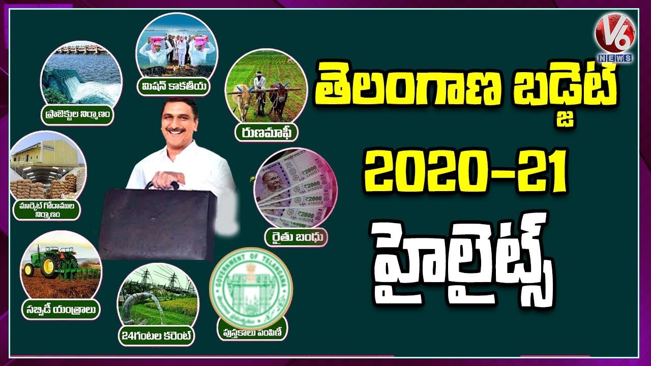 Telangana Budget 2020-21: Key Points | V6 News