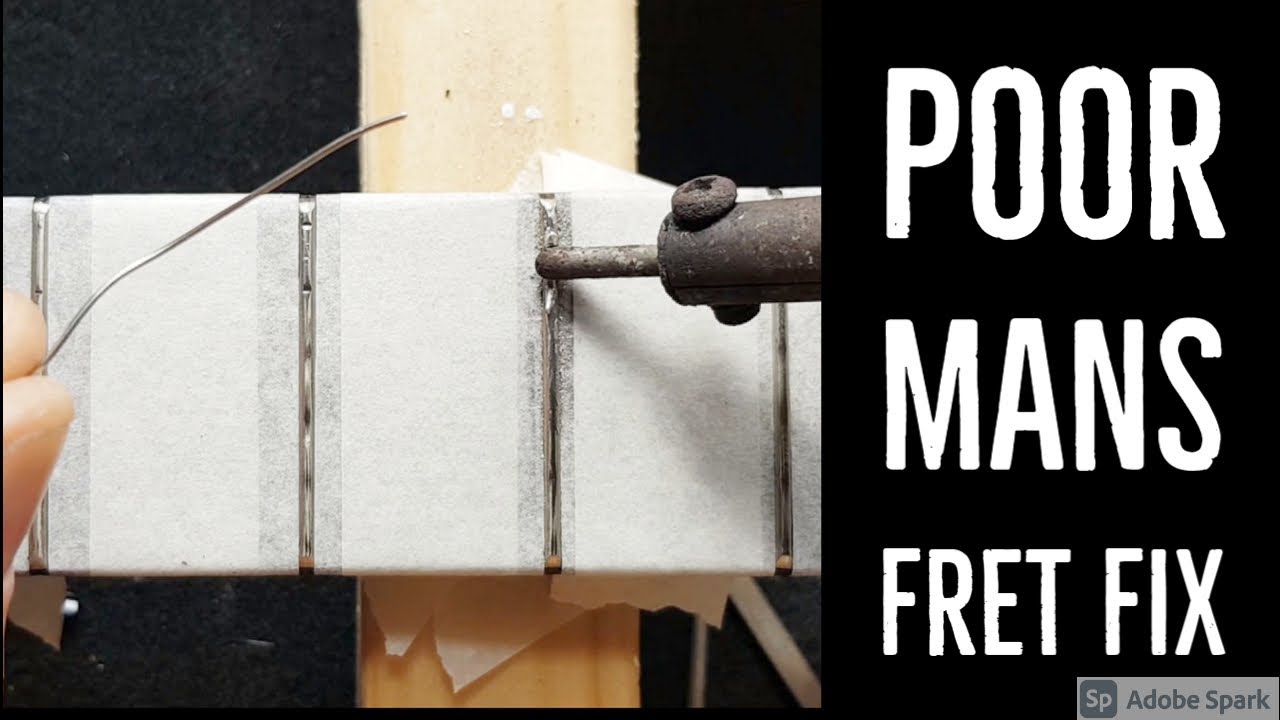 Guitar Fret Fix Using Silver Solder | If You Cant Afford A Fret Job.