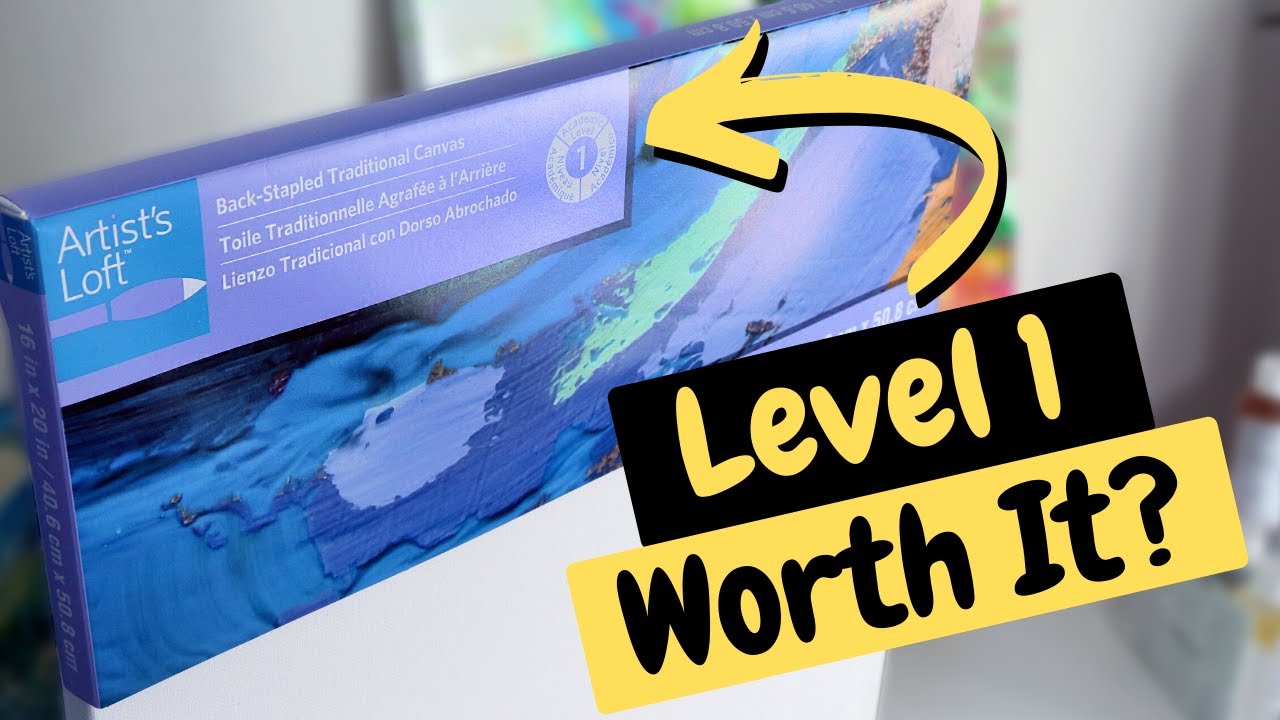 Why Buy This Canvas? Michaels Artist Loft Level 1 Canvas Review