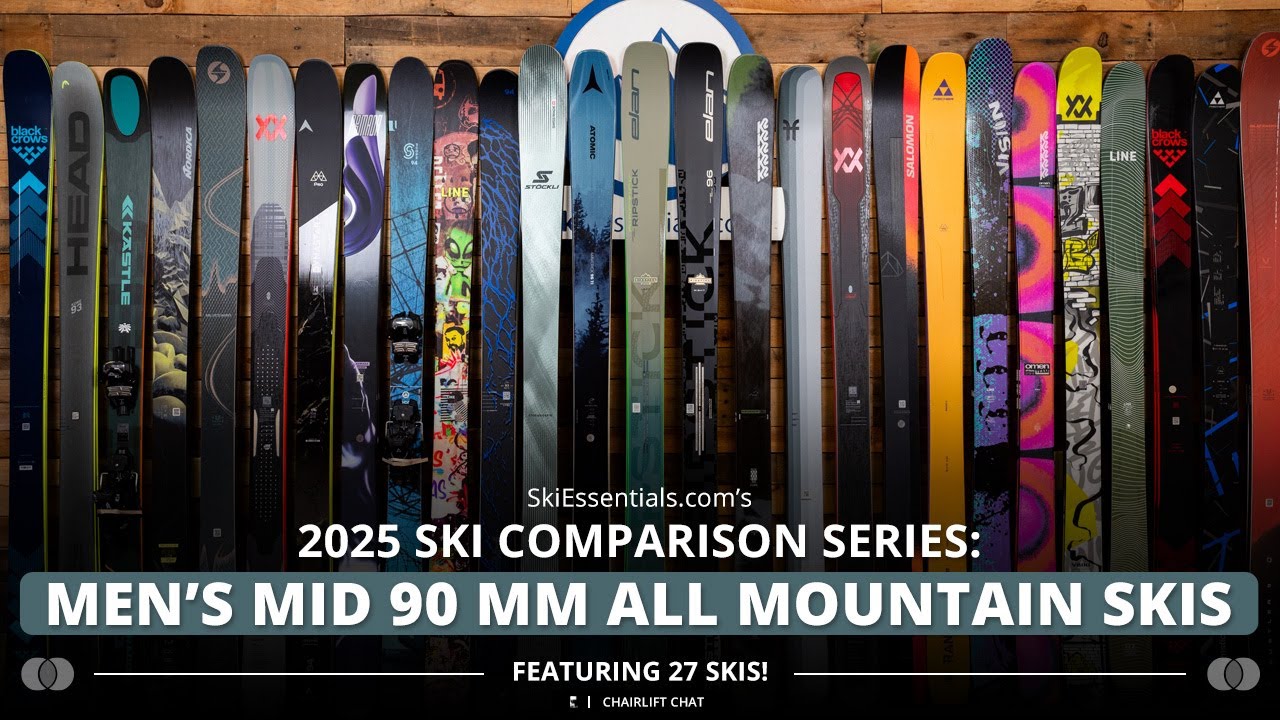 2025 Men's Mid-90 mm All-Mountain Ski Comparison with SkiEssentials.com