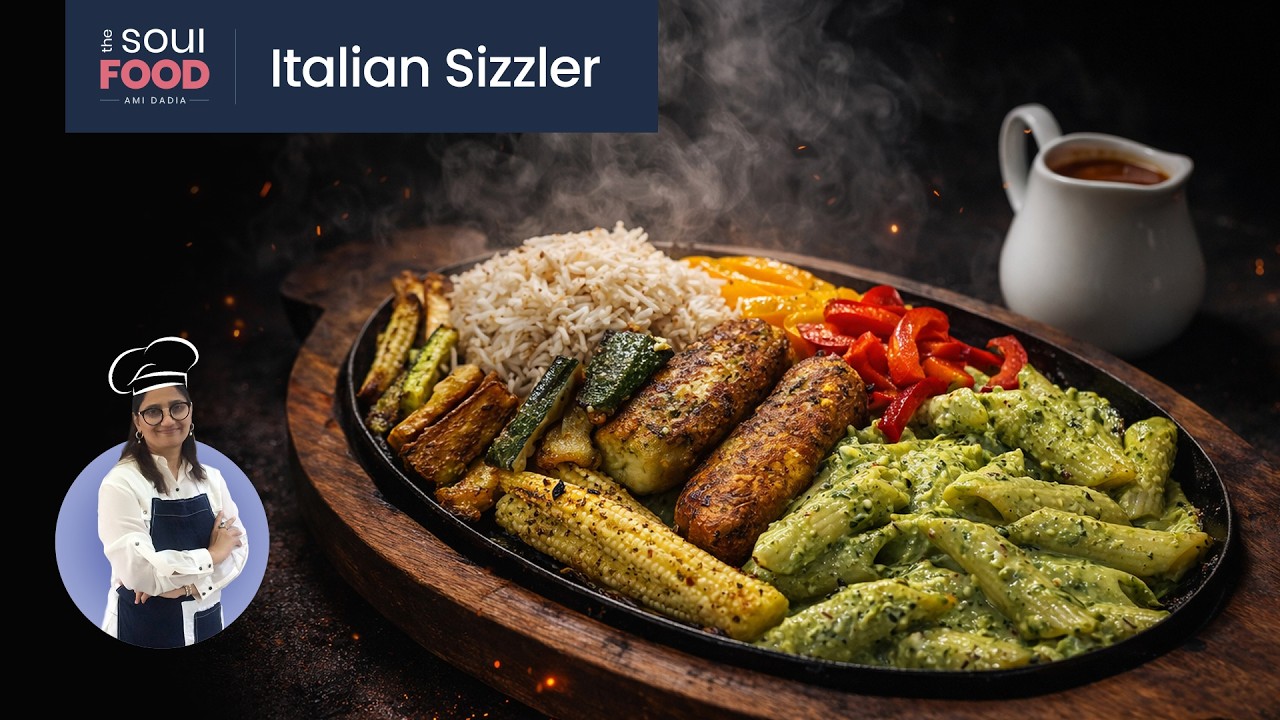 Italian Veg Sizzler | Restaurant-Style Sizzling Platter at Home | Soul Food by Ami Dadia
