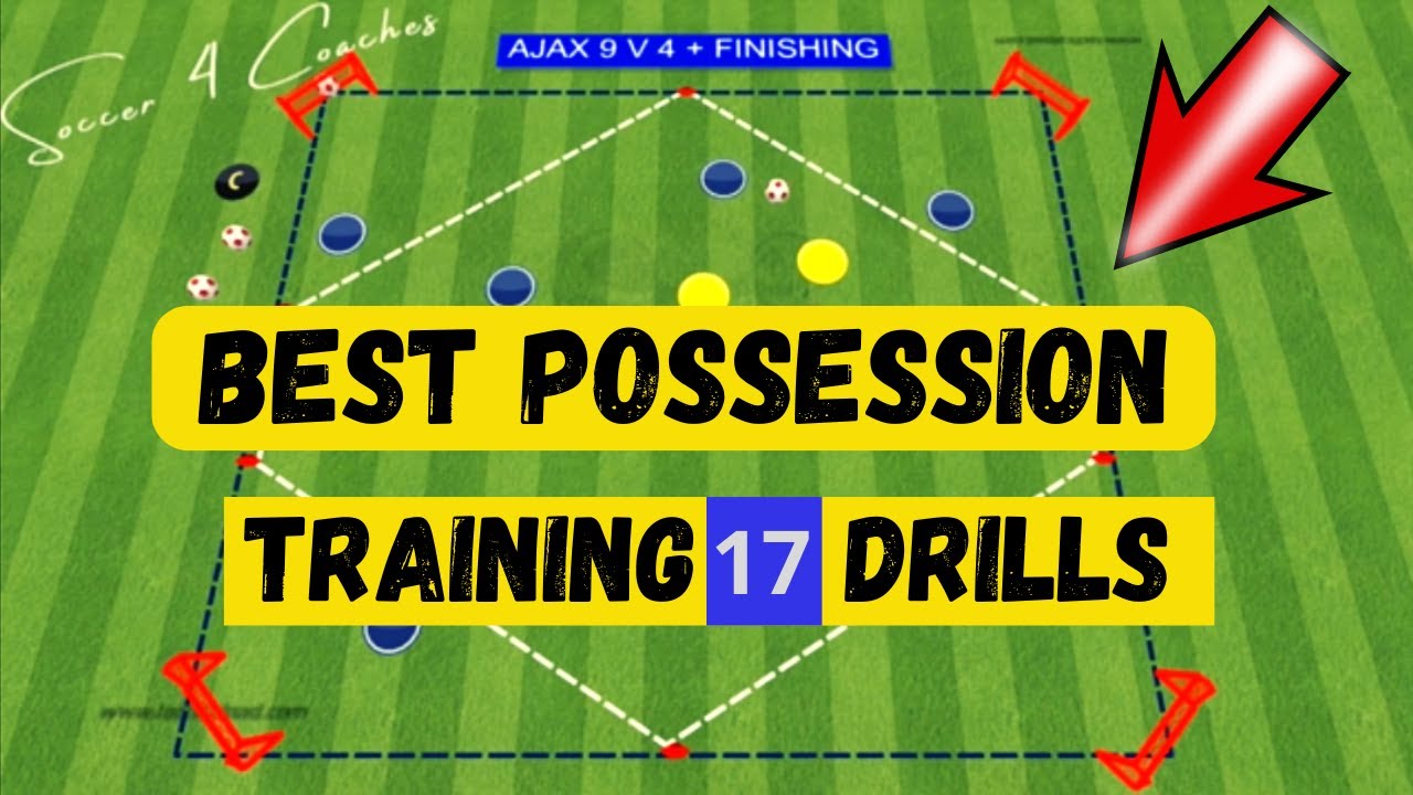 🎯 17 Amazing Drills To Help Your Team Keep The Ball / Soccer Possession Training Drills