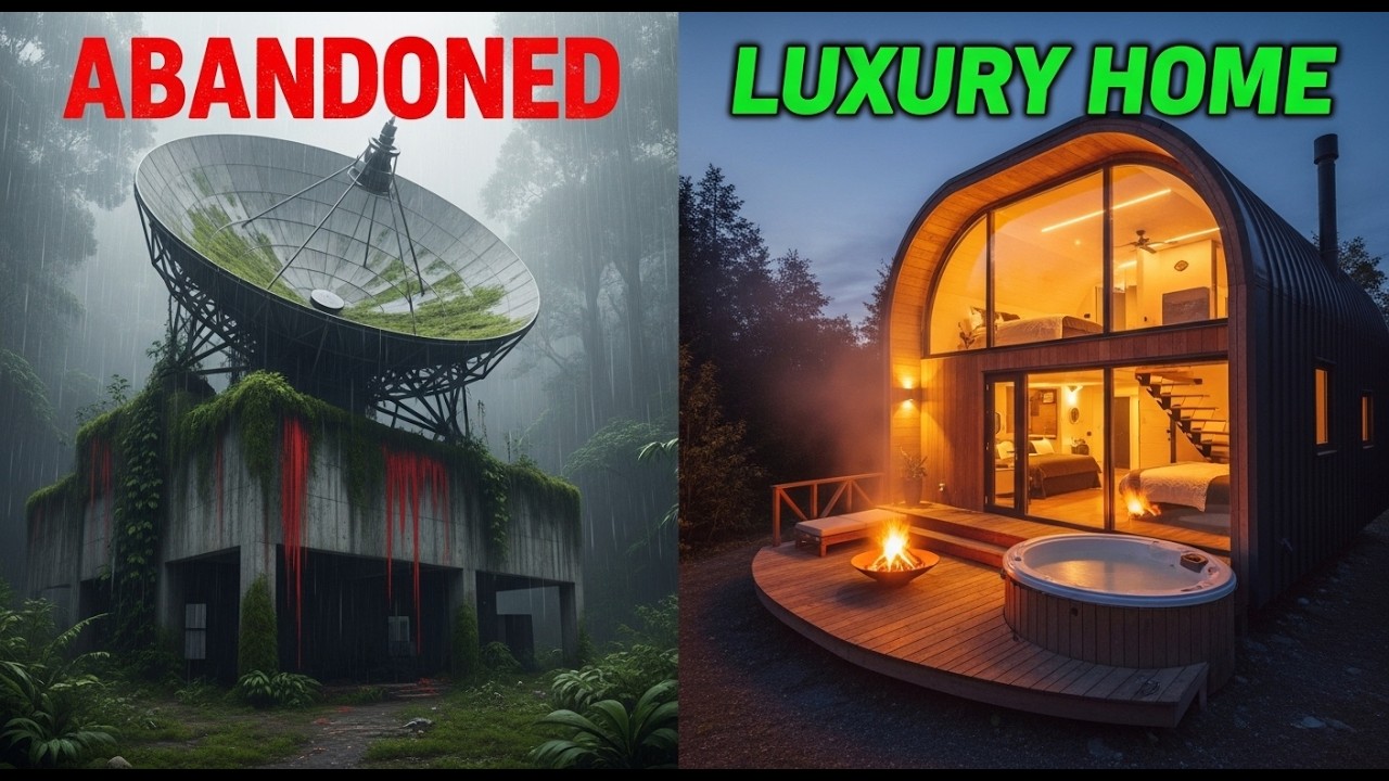 I Turned an Abandoned Satellite Station into a Luxury Tiny Home