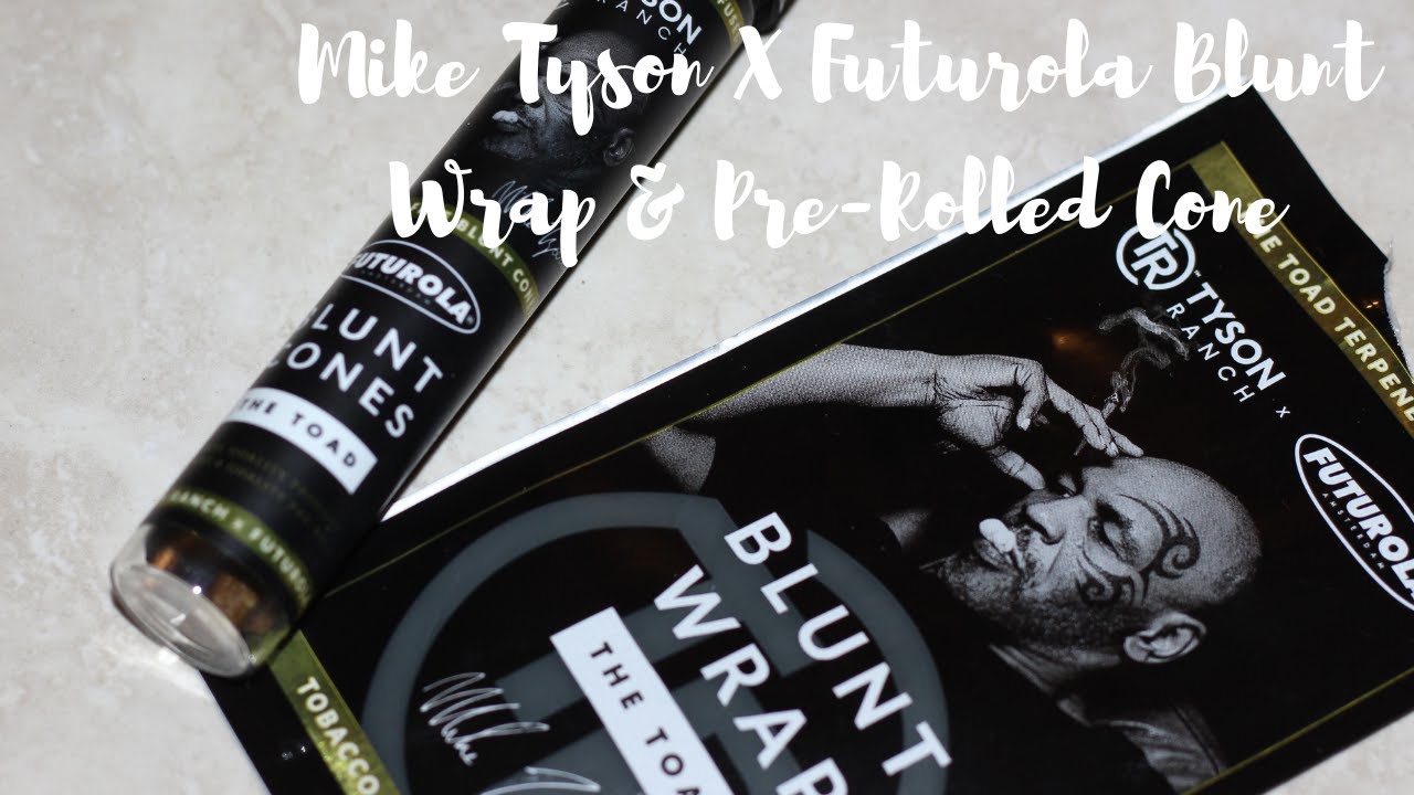 Mike Tyson x Futurola Blunt Wrap & Pre-Rolled Cone  #bluntwrap #miketyson #rollingpaper