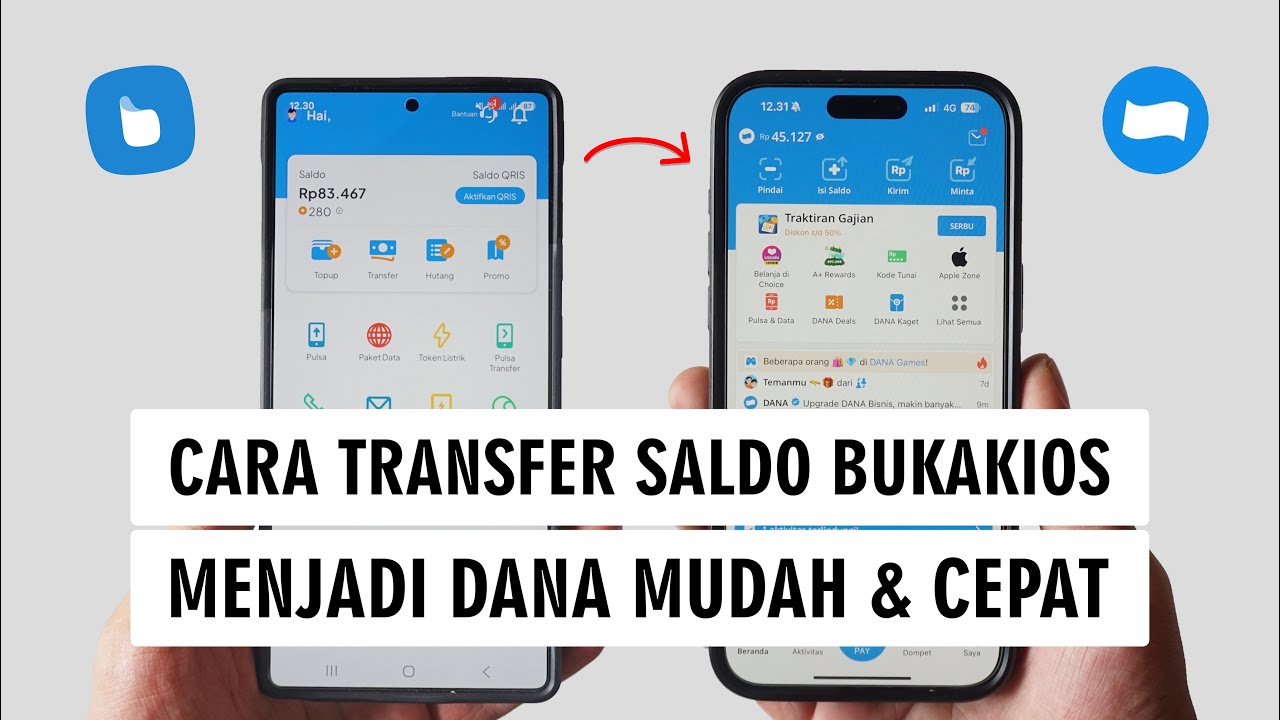 Cara Top Up Saldo DANA Lewat BukaKios