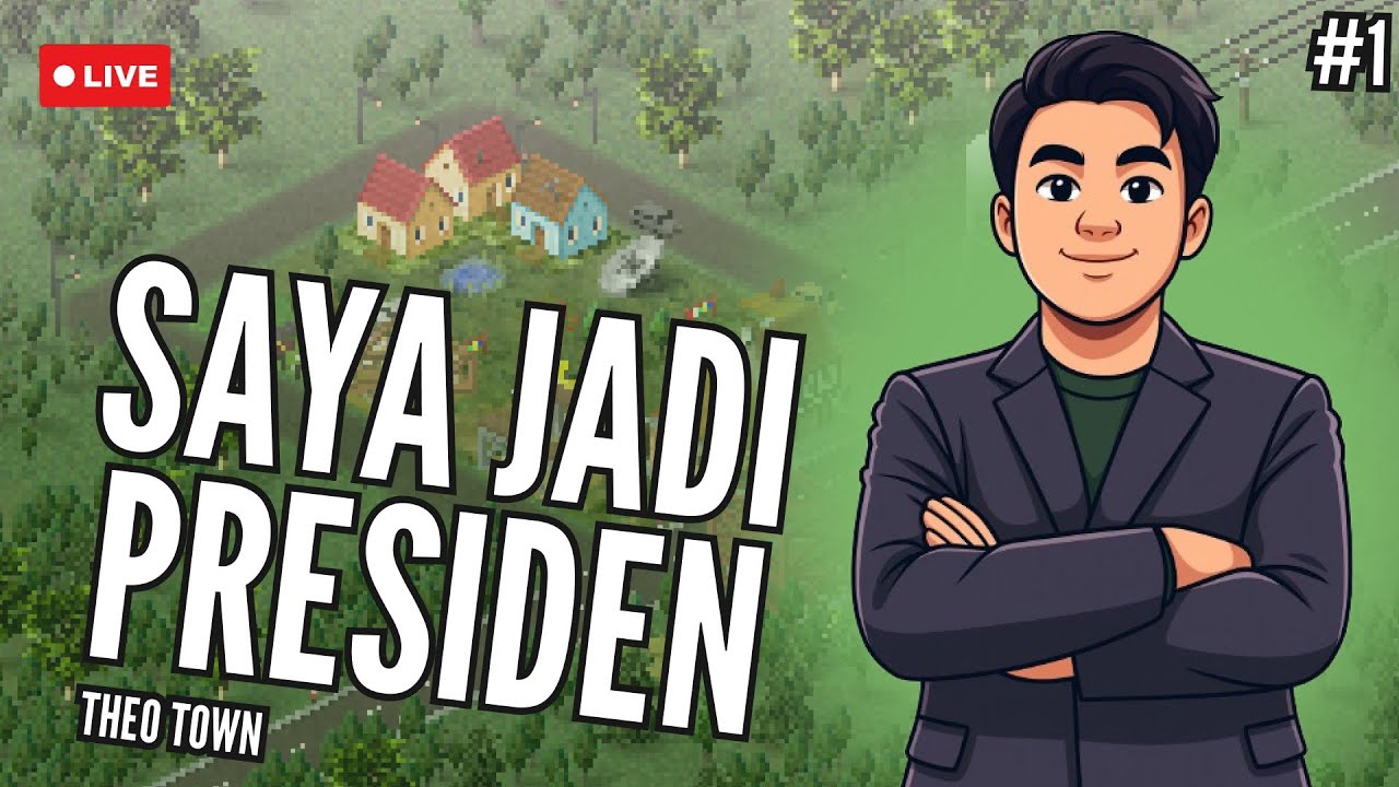 DAY 1 SAYA JADI PRESIDENN!! THEO TOWN INDONESIA!!