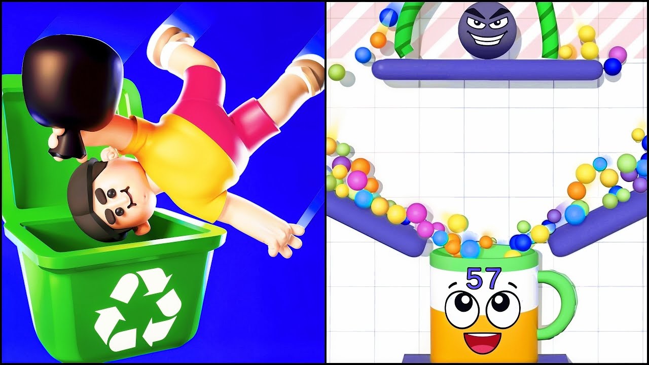 Lazy Jump VS Rope and Balls - All Levels SpeedRun Gameplay ep1