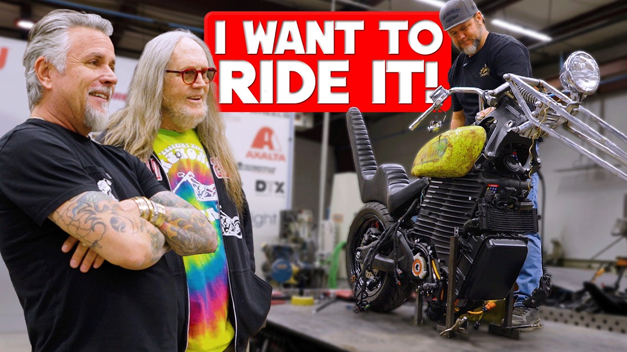 Rick Fairless Was SHOCKED By Our 70's EV Chopper!