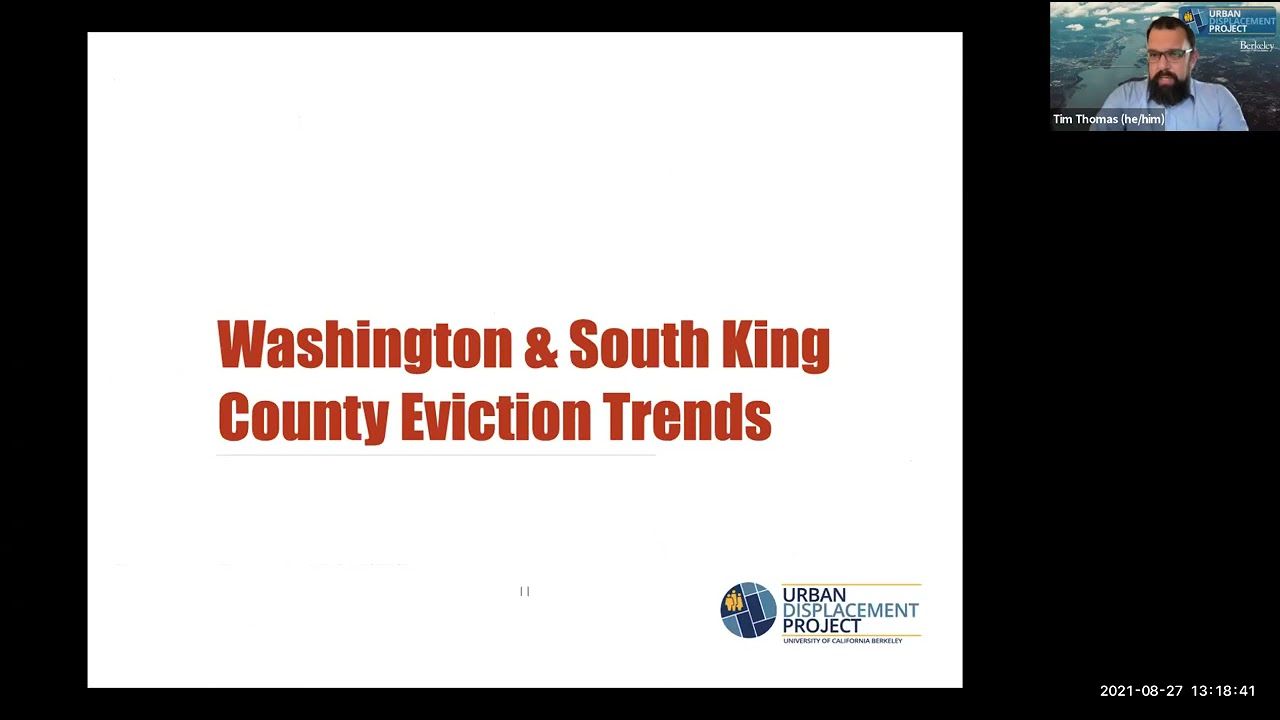 August 2021 Executive Board training on South King County Eviction Trends & BIPOC Displacement