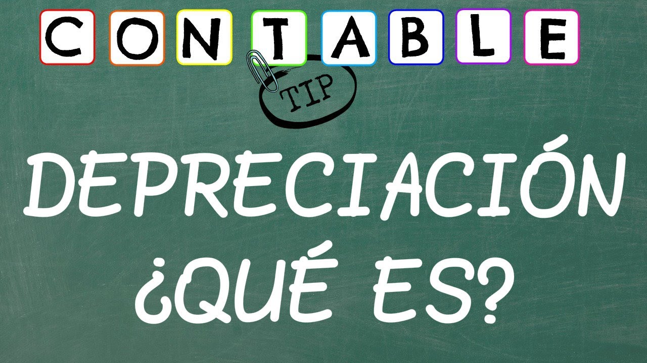 &iquest;QUE ES LA DEPRECIACION?