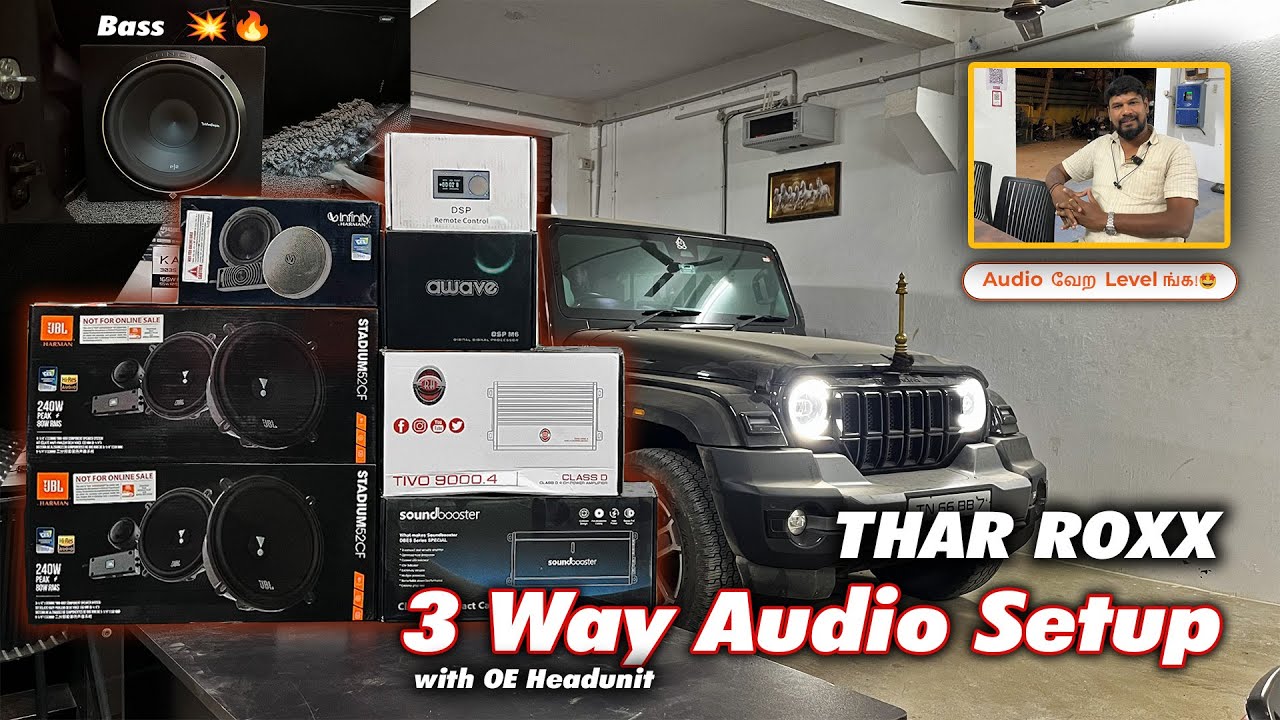 This customer loved the 3 way audio setup in its Thar Roxx 🔥🔥🤩 | Thar owners must watch 🚨