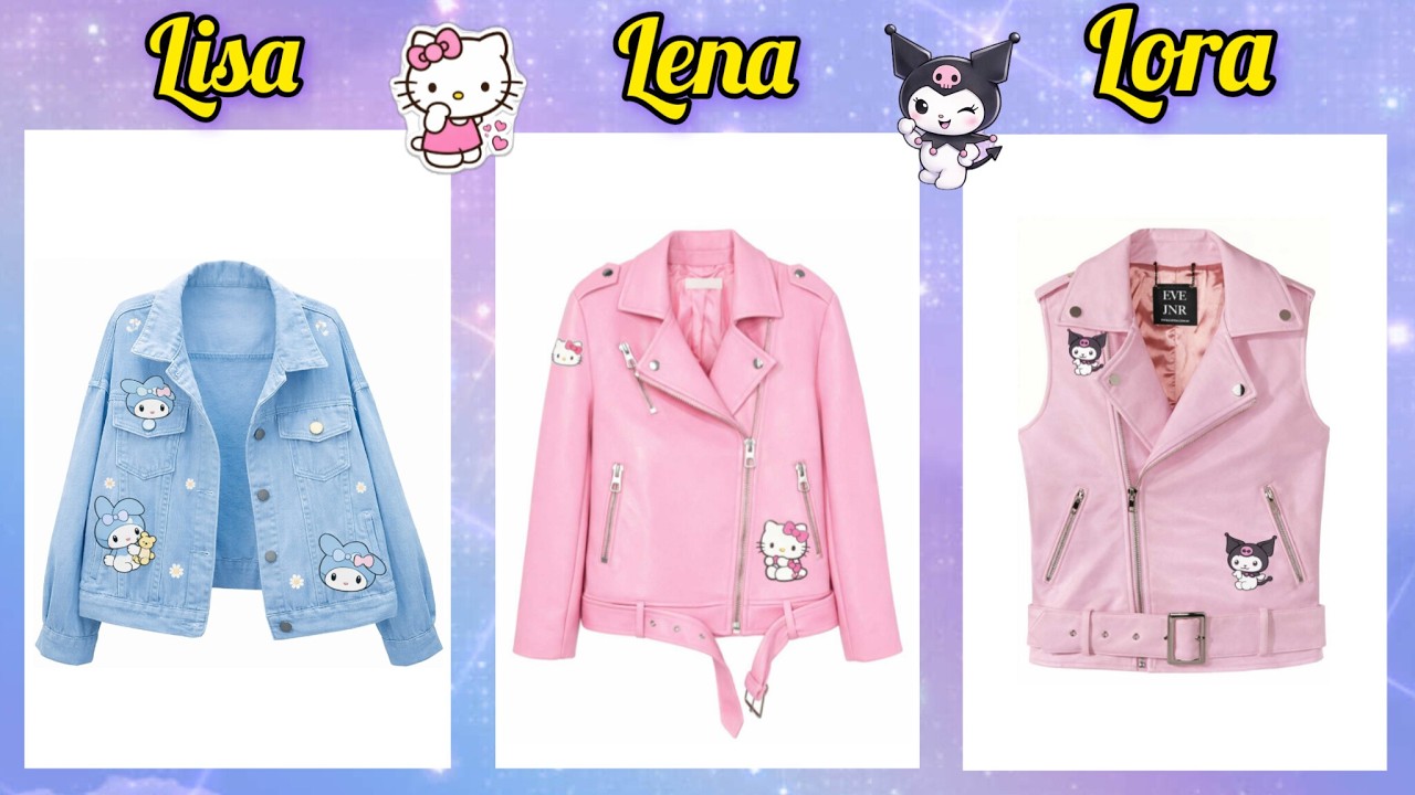 Lisa vs Lena vs Lora fashion & lifestyle picks 💖 #stylechallenge #lisaorlena #fashionquiz VS 007
