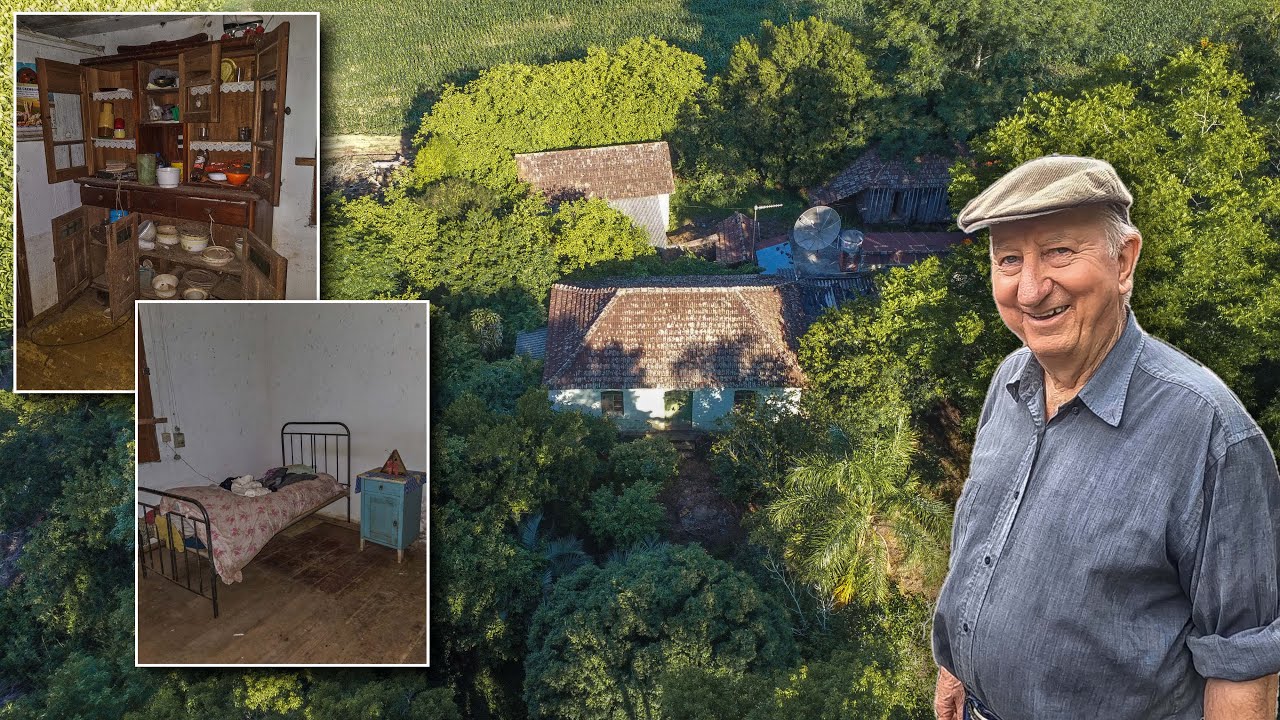 EMOCIONANTE! ELE MOSTROU A CASA ONDE SUA FALECIDA ESPOSA NASCEU AINDA COM TODOS OS MÓVEIS DENTRO.