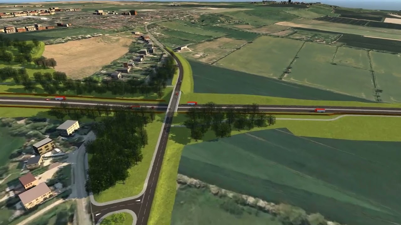 North Hykeham Relief Road Flythrough - June 2023