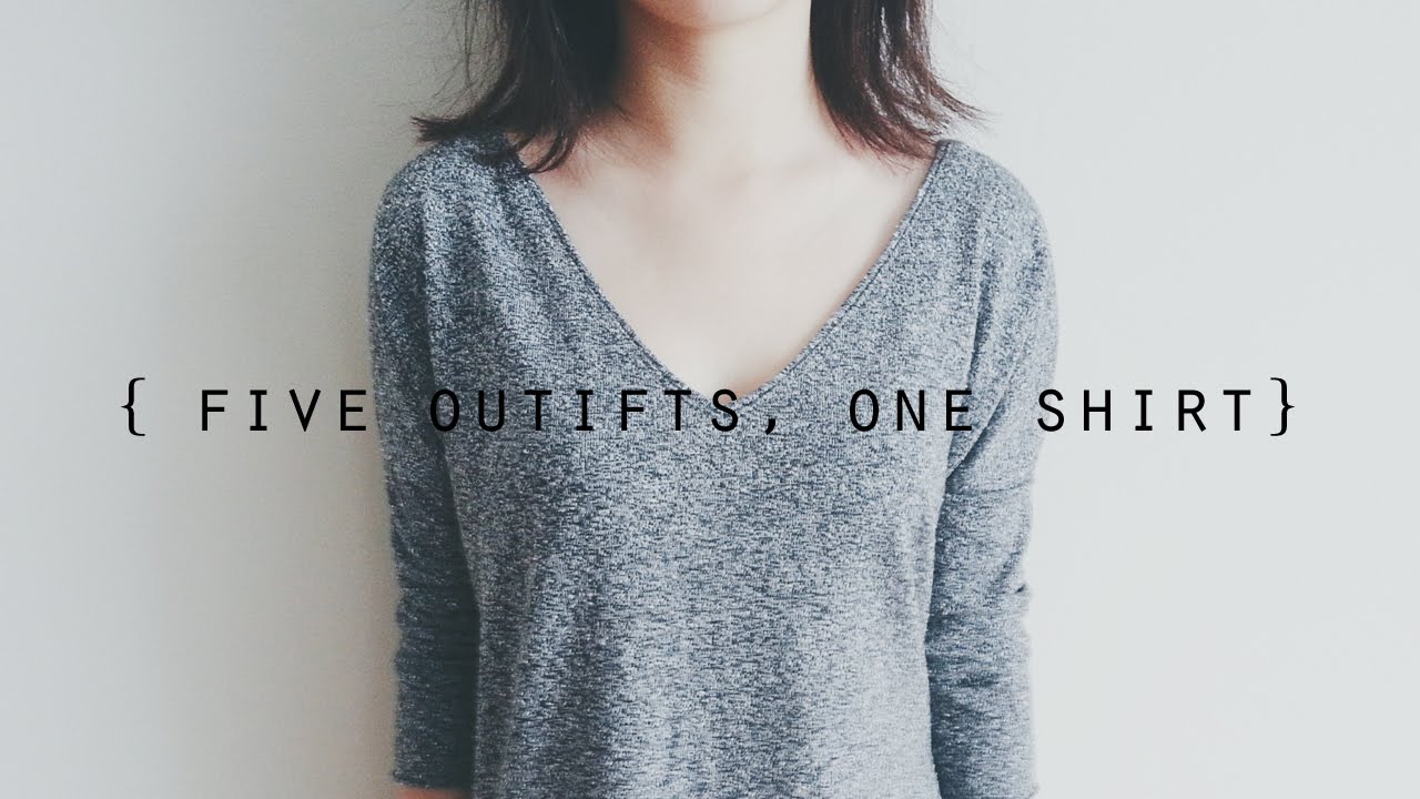 5 outfits, 1 shirt | Oversized Shirt