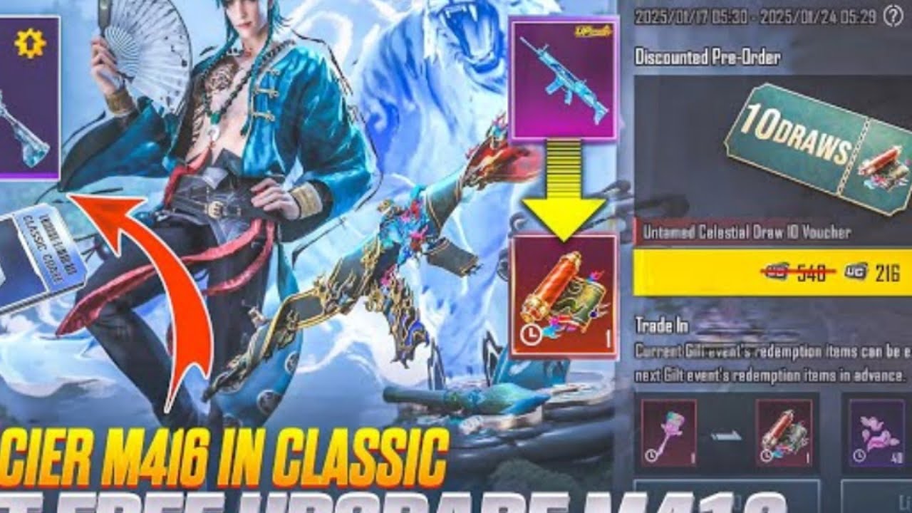 BIG SURPRISE 😍 FREE M416 PREORDER EVENT IS HERE | HOW TO CONVERT SCARL GEMS TO M416 GEMS FREE!
