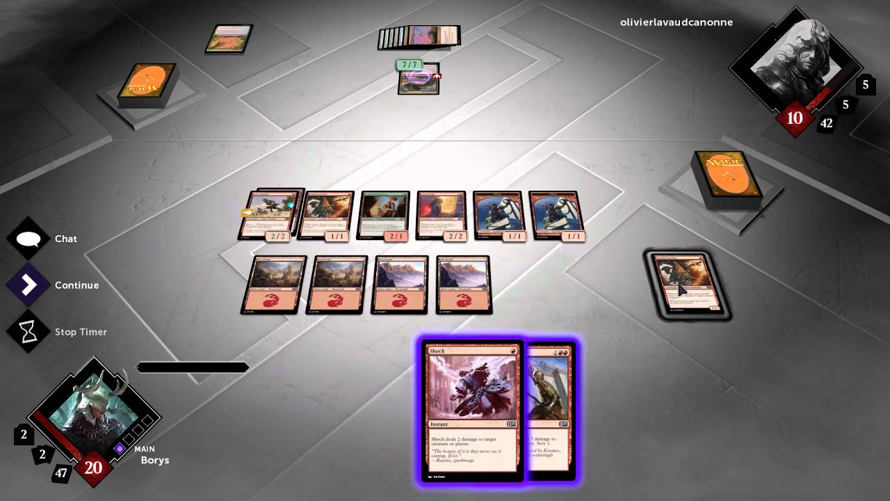 Magic 2015   Duels of the Planeswalkers 2015 Red speed deck gameplay