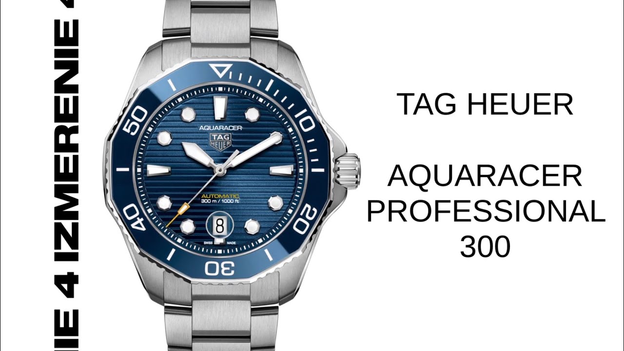 Обзор 4 Измерение TAG HEUER AQUARACER PROFESSIONAL 300 WBP201B.BA0632