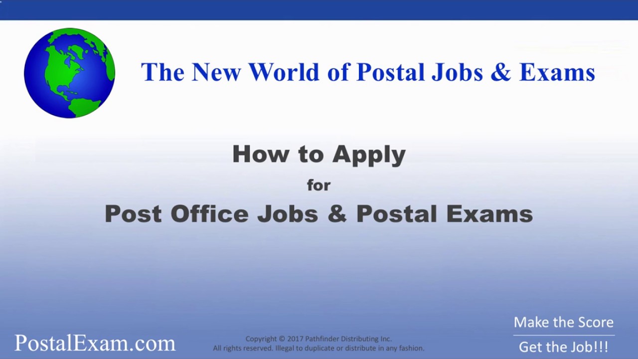 How to Easily Apply for Post Office Jobs and Postal Exams - The Complete Postal Guide!