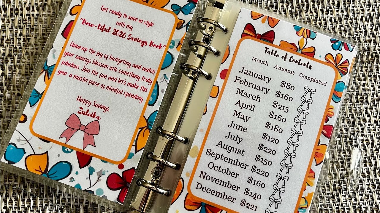 PenPal Happy Mail || Monthly Savings Book ||  Scratch Off Challenges || Etsy Shop