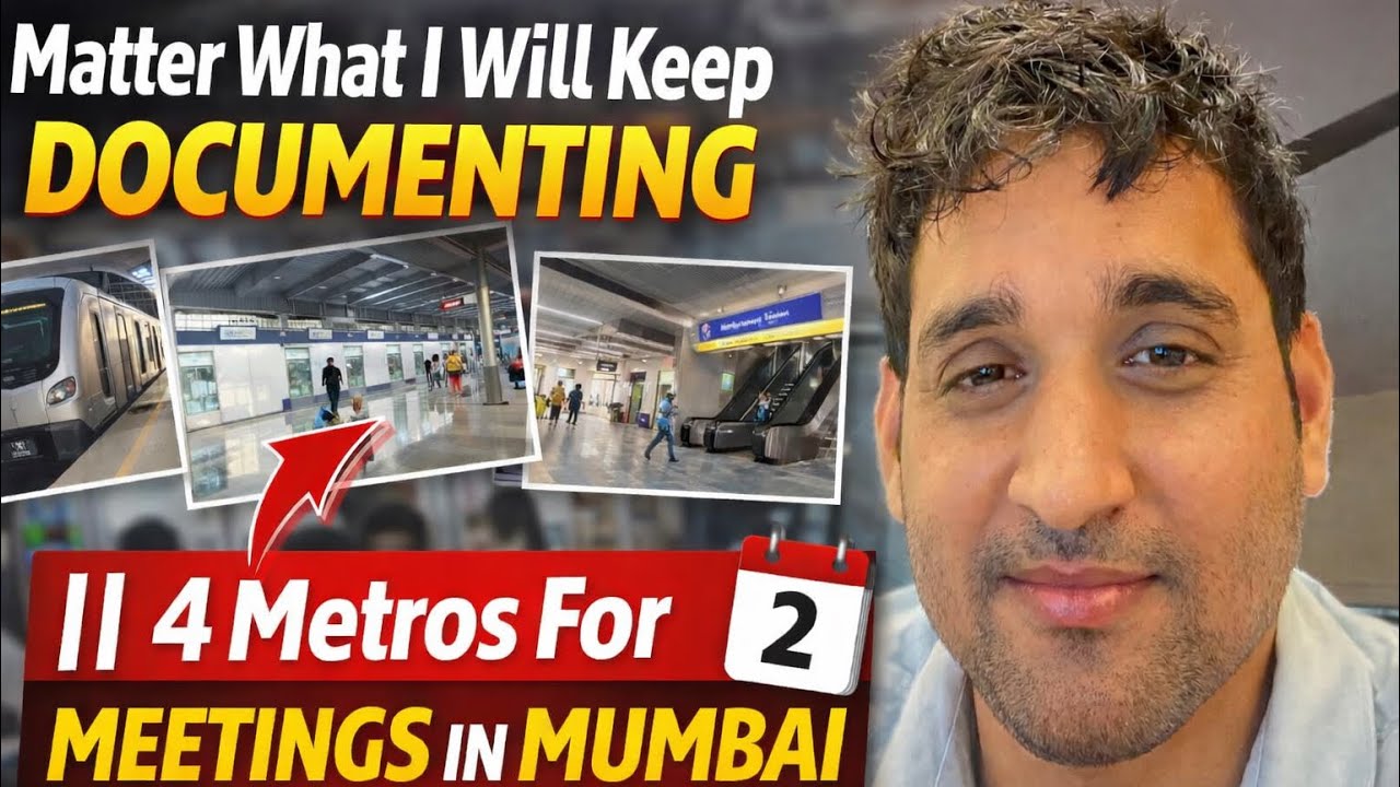 Day 140 || No Matter What… I’ll Keep Going 💪 | 4 Metros For Just 2 Meetings | Mumbai Hustle