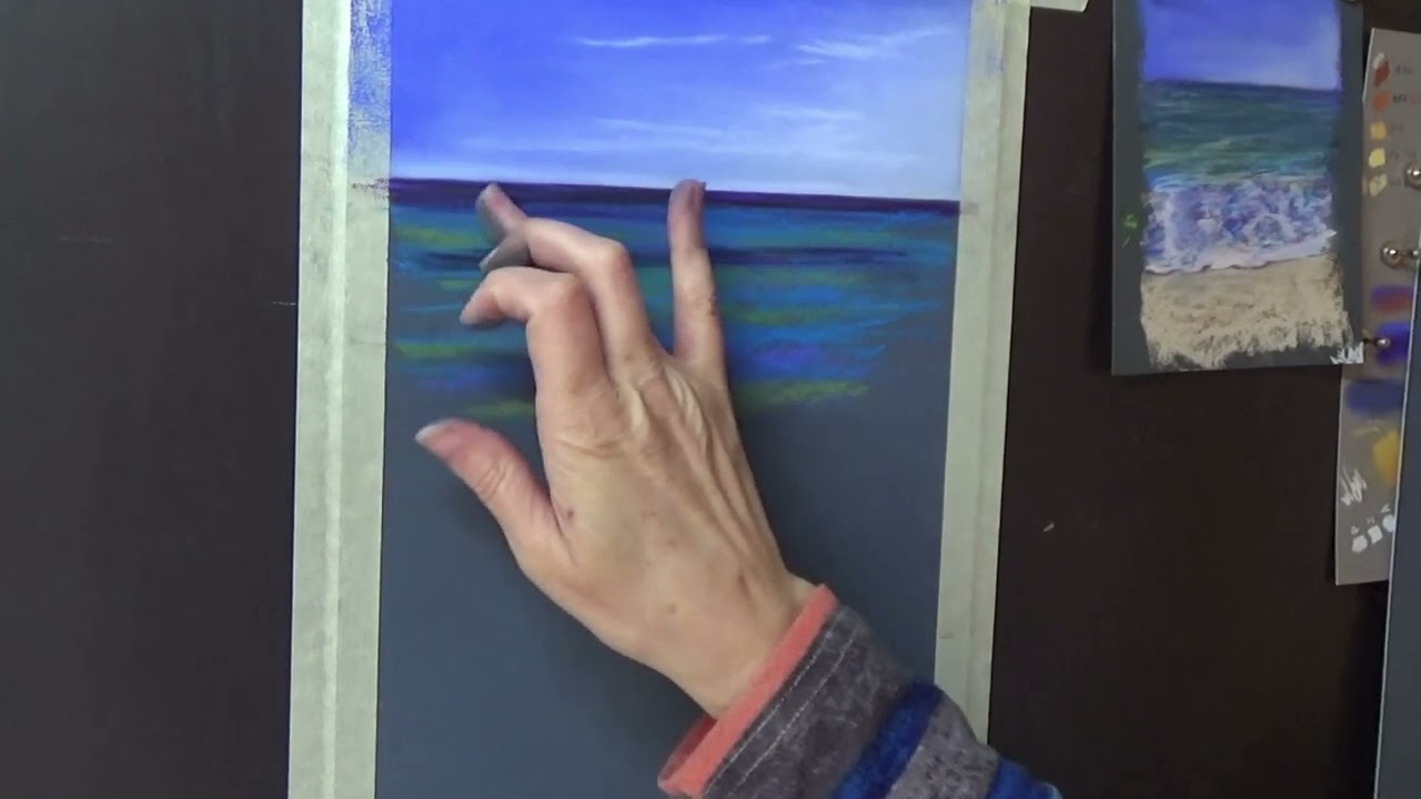 Paul Rubens Soft Pastels Review - Seascape